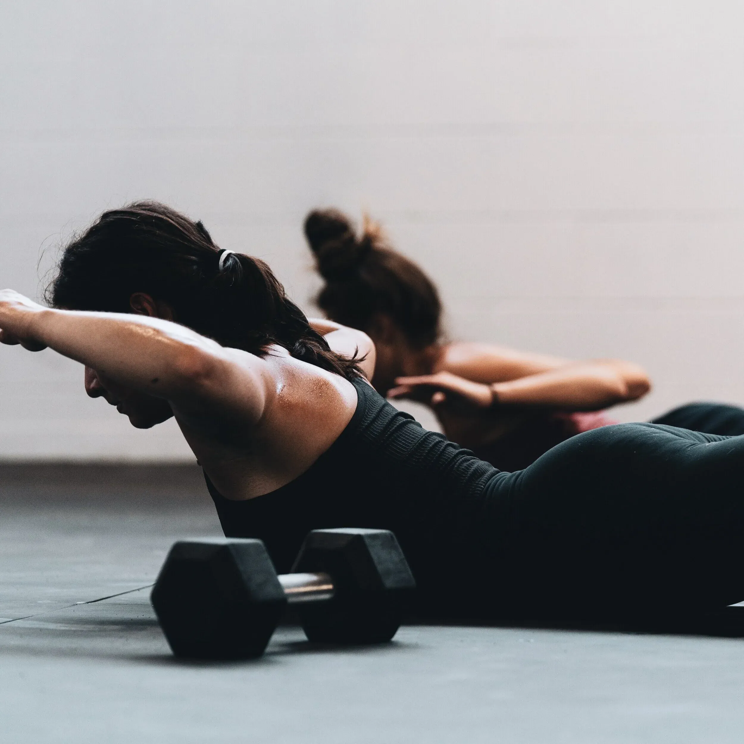 Core AMRAP with Dumbbells